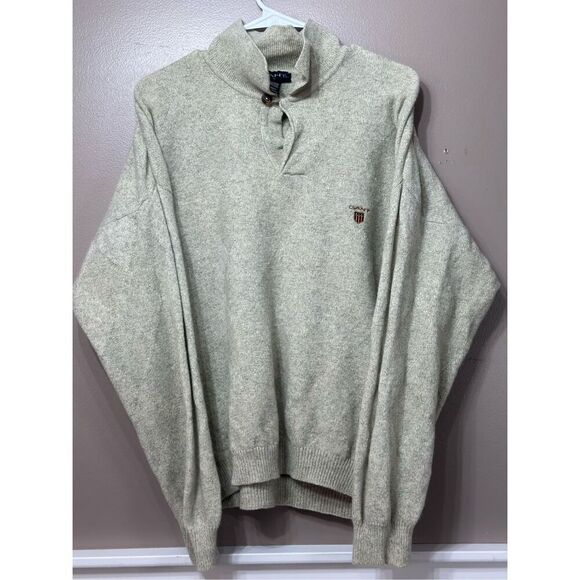 GANT 100% Merino Fine Lambswool Pullover Sweater Men's XL - Picture 1 of 9